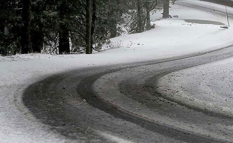 Ilustracija članka: Snijeg otežava promet