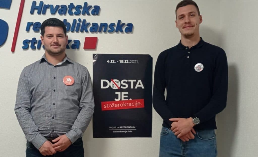 Ilustracija članka: HRS Grude će prikupljati potpise za referendum protiv covid-potvrda u RH