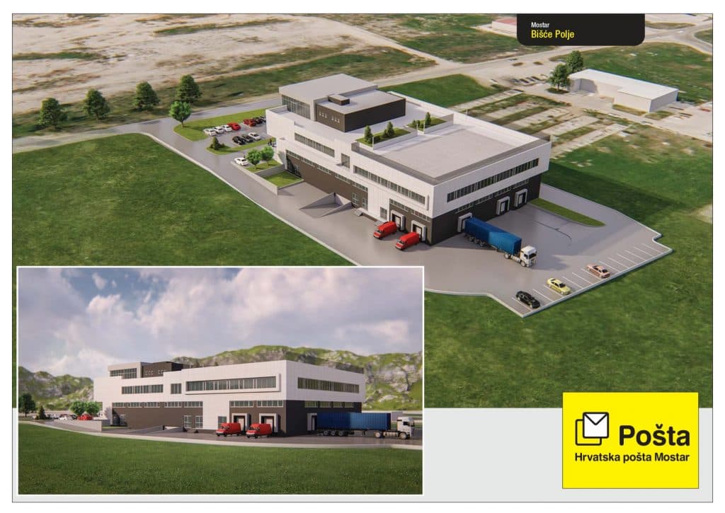 Ilustracija članka: Hrvatska pošta Mostar potpisala ugovor o izgradnji Glavnog poštansko-logističkog središta