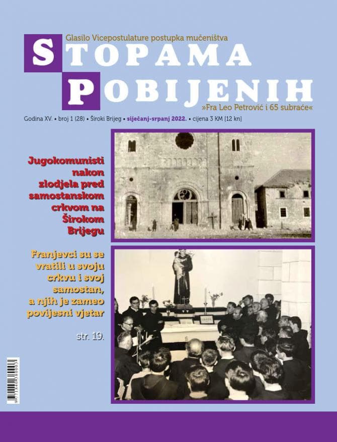 Ilustracija članka: O Posuškom križu u novom broju glasila Stopama pobijenih