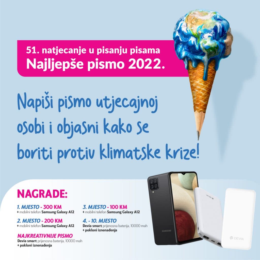 Napiši najljepše pismo i osvoji vrijedne nagrade!