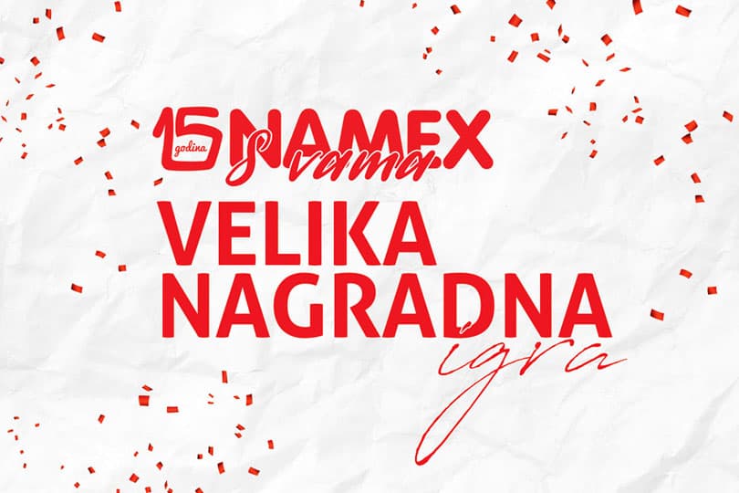Ilustracija članka: Velika nagradna igra povodom 15. rođendana Namexa