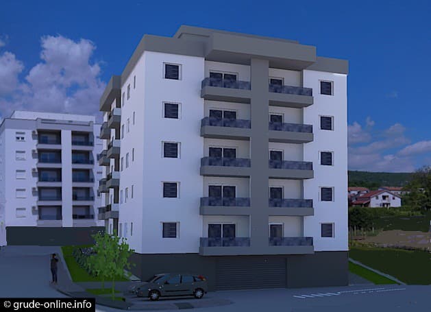 Ilustracija članka: Grude: Počela je gradnja još jedne stambene zgrade