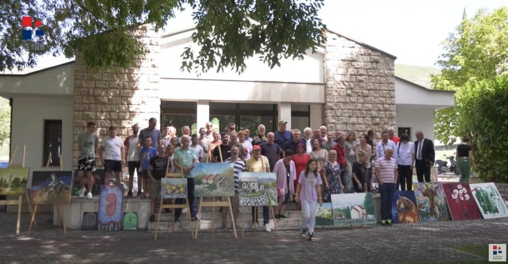 Ilustracija članka: VIDEO: Uspješno završena šesta likovna kolonija u čast Zvonka Bušića Taika