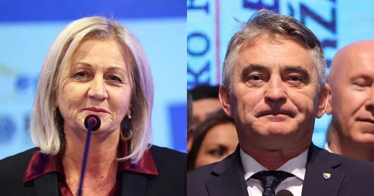 Ilustracija članka: Prema trenutnim rezultatima, nakon 55% prebrojanih glasova Krišto ispred Komšića