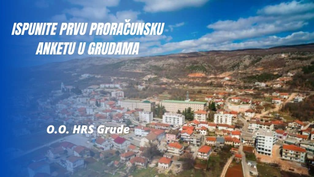 Ilustracija članka: HRS Grude: Ispunite anonimnu online anketu