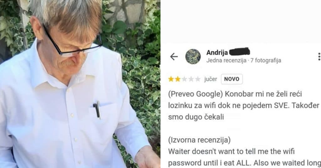 Ilustracija članka: Gesta konobara iz Gruda oduševila internet