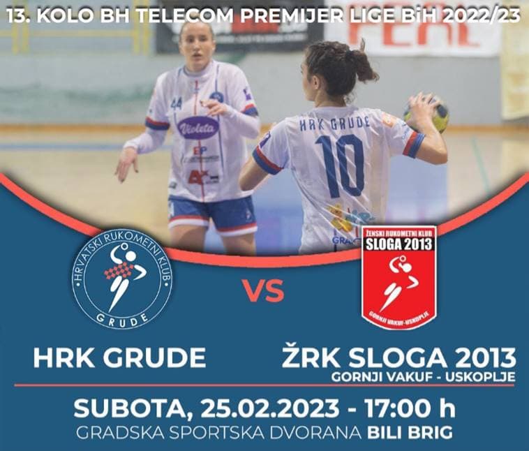 Ilustracija članka: Rukometašice Gruda dočekuju ekipu ŽRK Sloga 2013