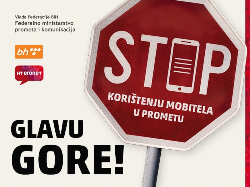 Ilustracija članka: Stop korištenju mobitela u prometu