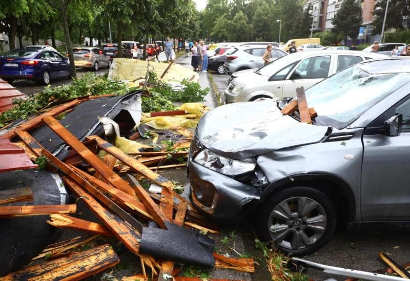 Ilustracija članka: Nevrijeme u Zagrebu: Poginule dvije osobe, mnogo je ozlijeđenih