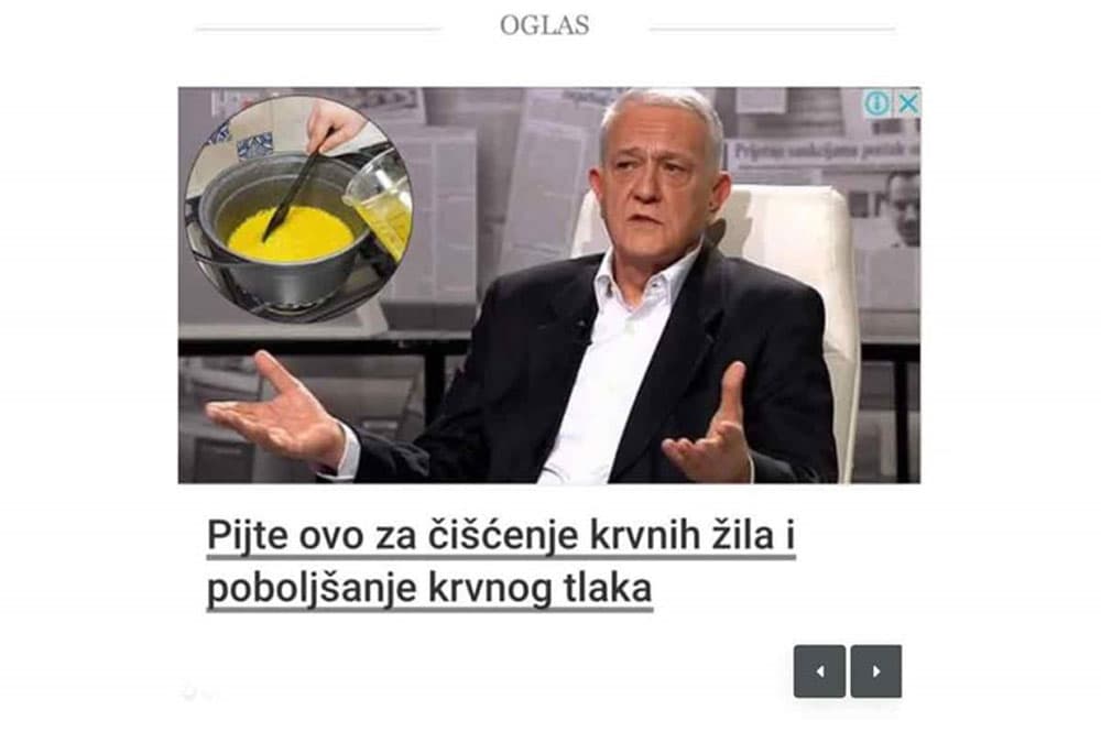 Ilustracija članka: Upozorenje građanima o lažnim oglasima u kojima je doktor Paladino