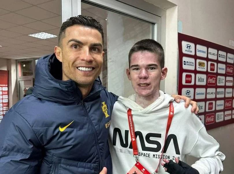 Ilustracija članka: Cristiano Ronaldo ostvario san bolesnom dječaku iz Mostara