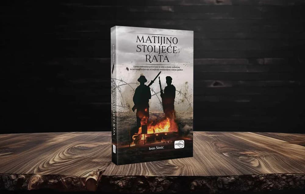 Ilustracija članka: Gruđanin Ivan Šimić objavio roman Matijino stoljeće rata