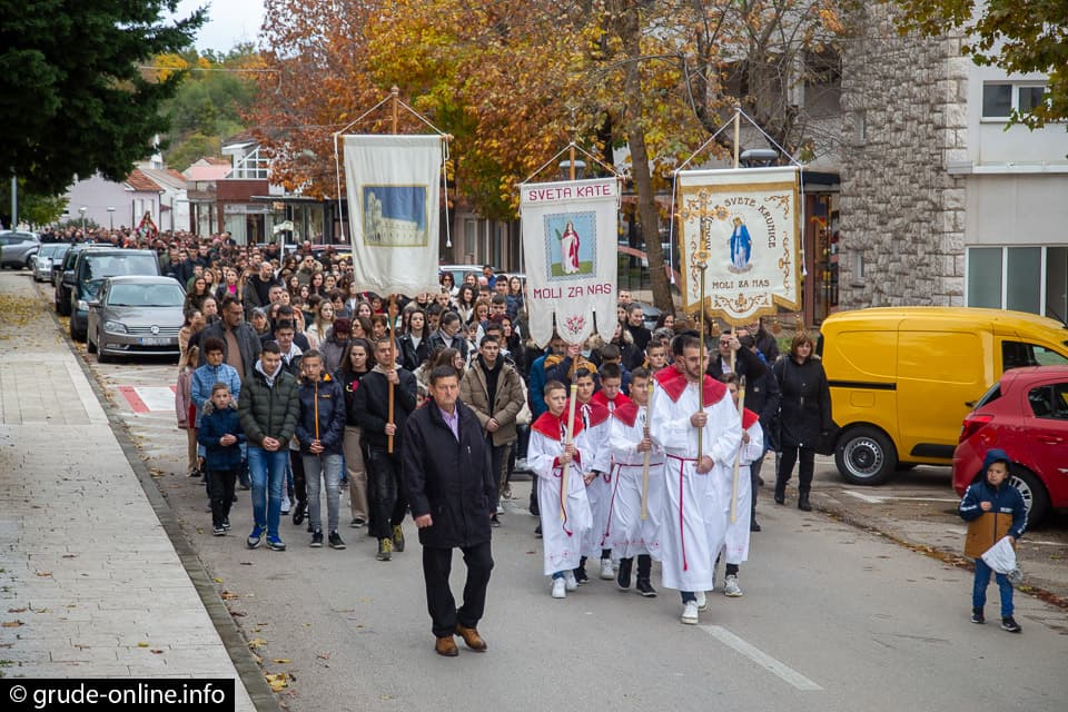 FOTO/VIDEO: U Grudama proslavljen blagdan sv. Kate