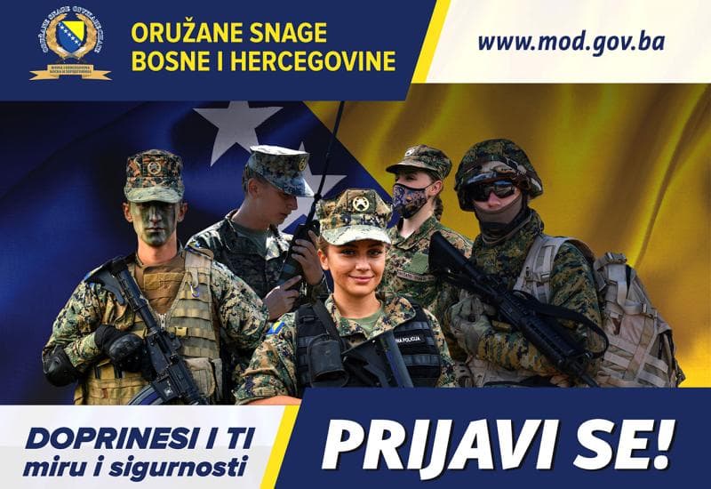 Ilustracija članka: Ministarstvo obrane BiH traži 400 vojnika
