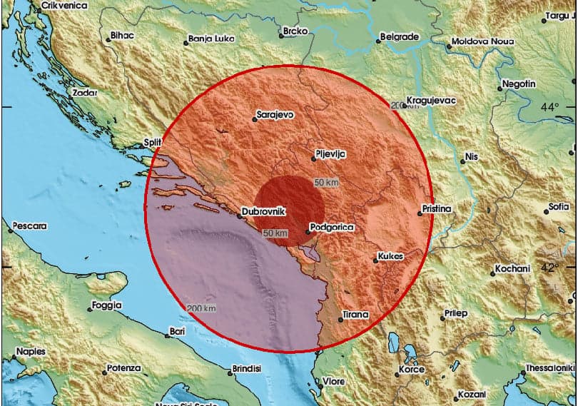 Ilustracija članka: Novi potres s epicentrom u Hercegovini