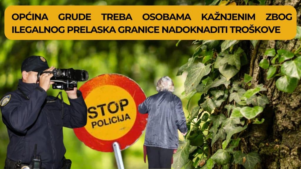 Ilustracija članka: HRS: Općina Grude treba osobama kažnjenim zbog ilegalnog prelaska granice nadoknaditi troškove