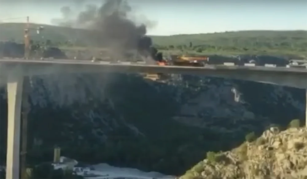 Ilustracija članka: Eksplozija na Mostu Počitelj