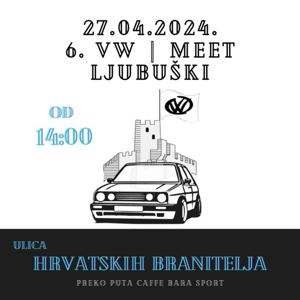 Ilustracija članka: Ljubitelji Volkswagena, pozvani ste na 6. VW | MEET Ljubuški!
