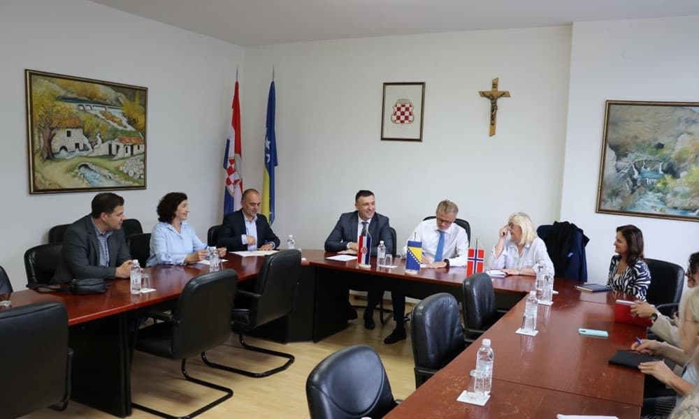 Ilustracija članka: Veleposlanik Kraljevine Norveške u BiH, Nj. E. Olav Reinertsen posjetio Županiju Zapadnohercegovačku