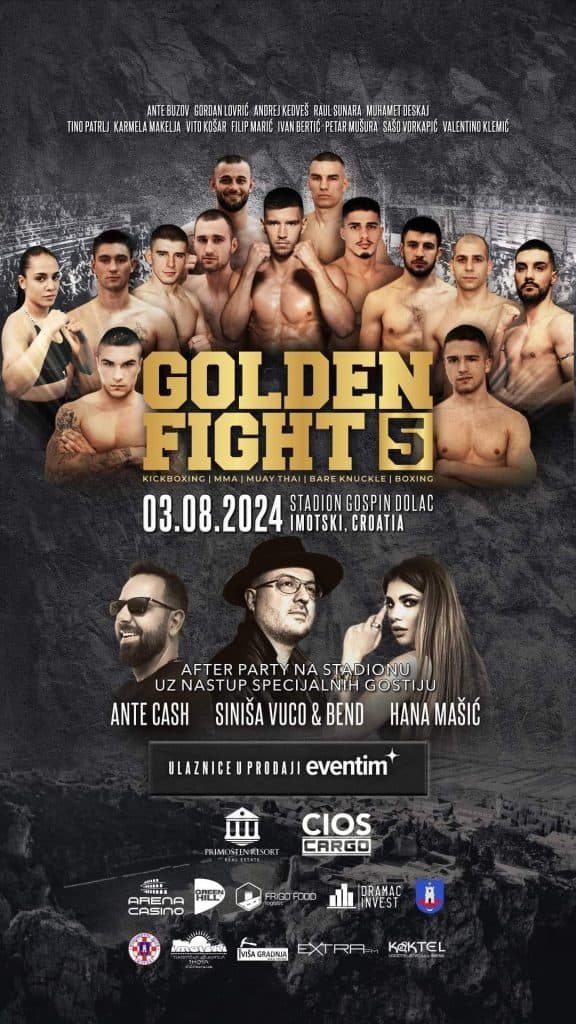 Ilustracija članka: Golden fight night Imotski 2024.