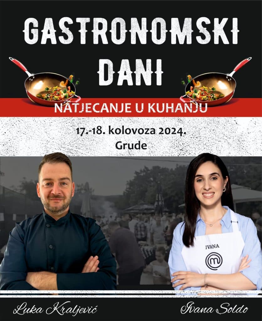 Ilustracija članka: Ivana Soldo i Luka Kraljević biraju najbolje kulinarske kreacije na manifestaciji “321…kuhaj” u Grudama