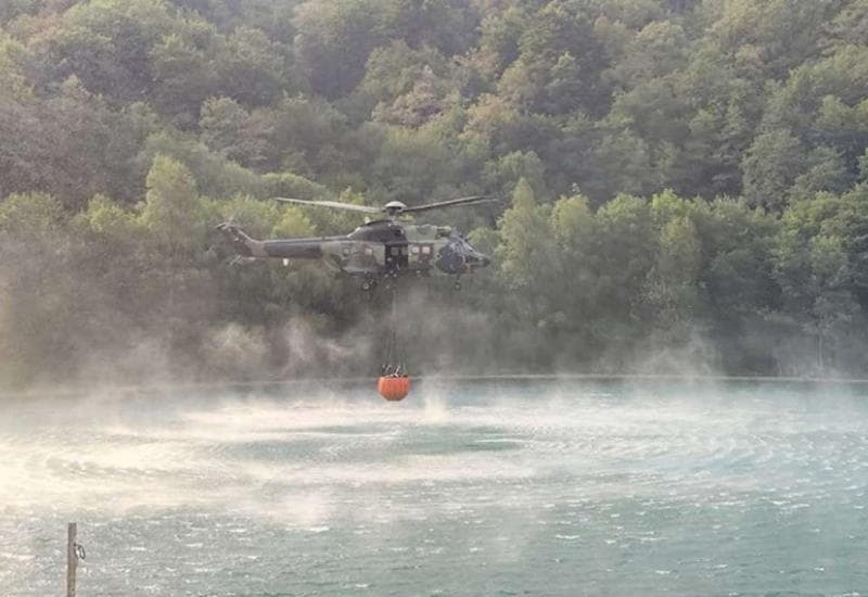 Ilustracija članka: Helikopter Oružanih snaga se srušio u Jablaničko jezero