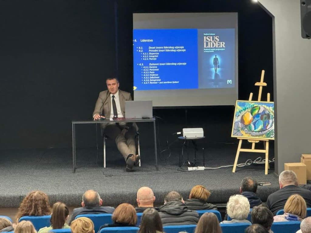 Ilustracija članka: U Grudama predstavljena knjiga “Isus lider” autora Vladimira Grebenara