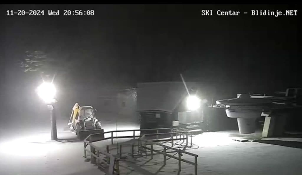 Ilustracija članka: Prvi ovosezonski snijeg na Blidinju