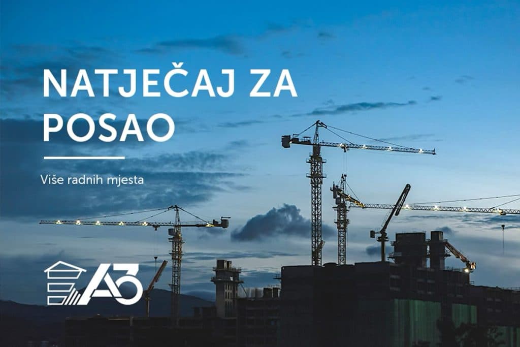Ilustracija članka: A3 d.o.o. Široki Brijeg raspisao natječaj za više radnih mjesta