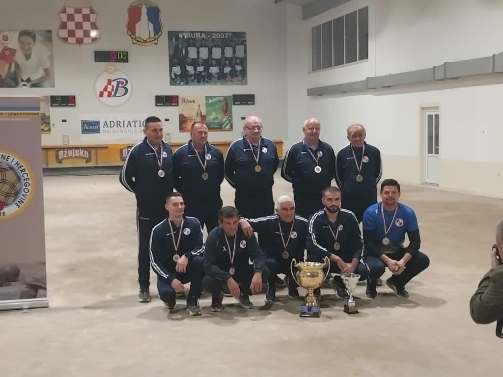 Ilustracija članka: BK Grude osvojio KUP BiH u boćanju