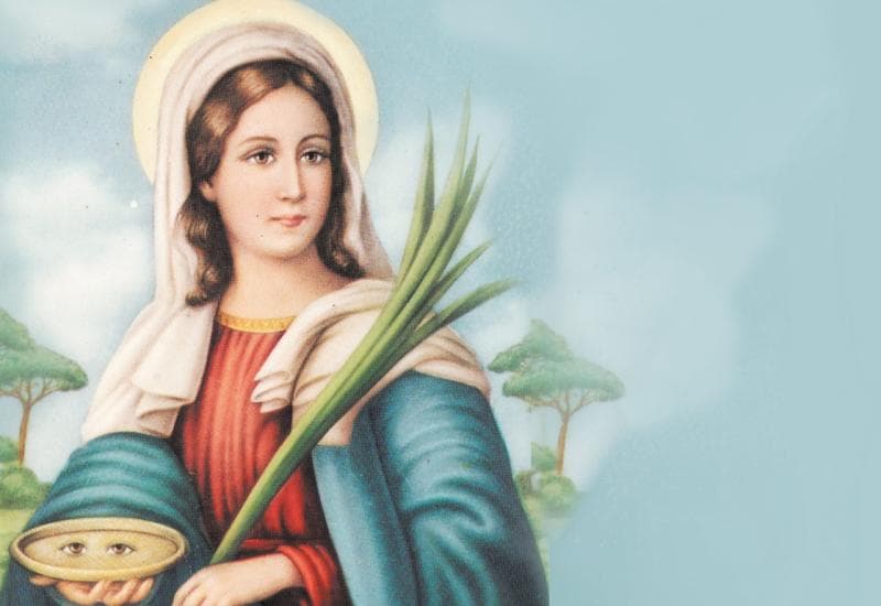 Ilustracija članka: Blagdan je svete Lucije: Zaštitnice slijepih, krojača i kovača