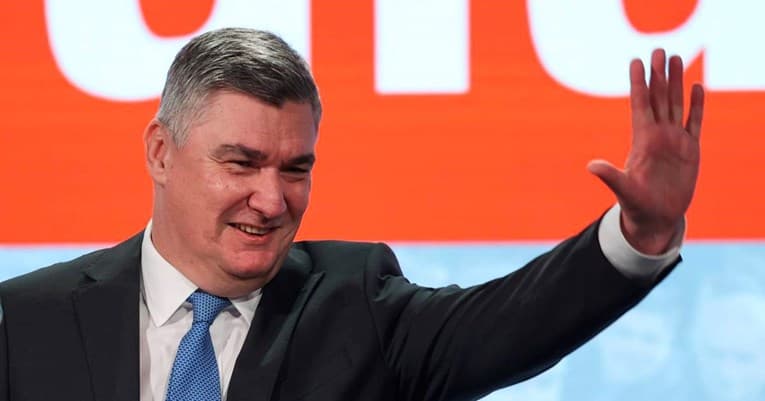 Milanović: “Hvala Hrvatima iz BiH. Molim pljesak i za članove HDZ-a koji su za mene glasali'”