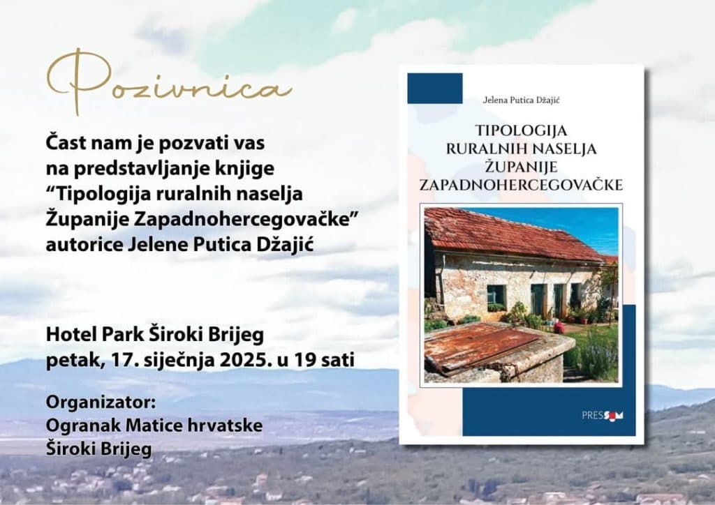 Ilustracija članka: Predstavljanje knjige o ruralnim naseljima ŽZH