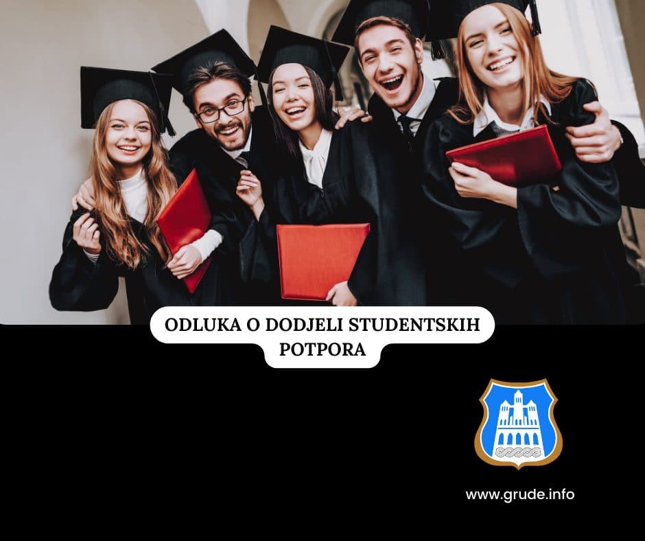 Ilustracija članka: Grude: Evo tko je sve dobio studentsku potporu