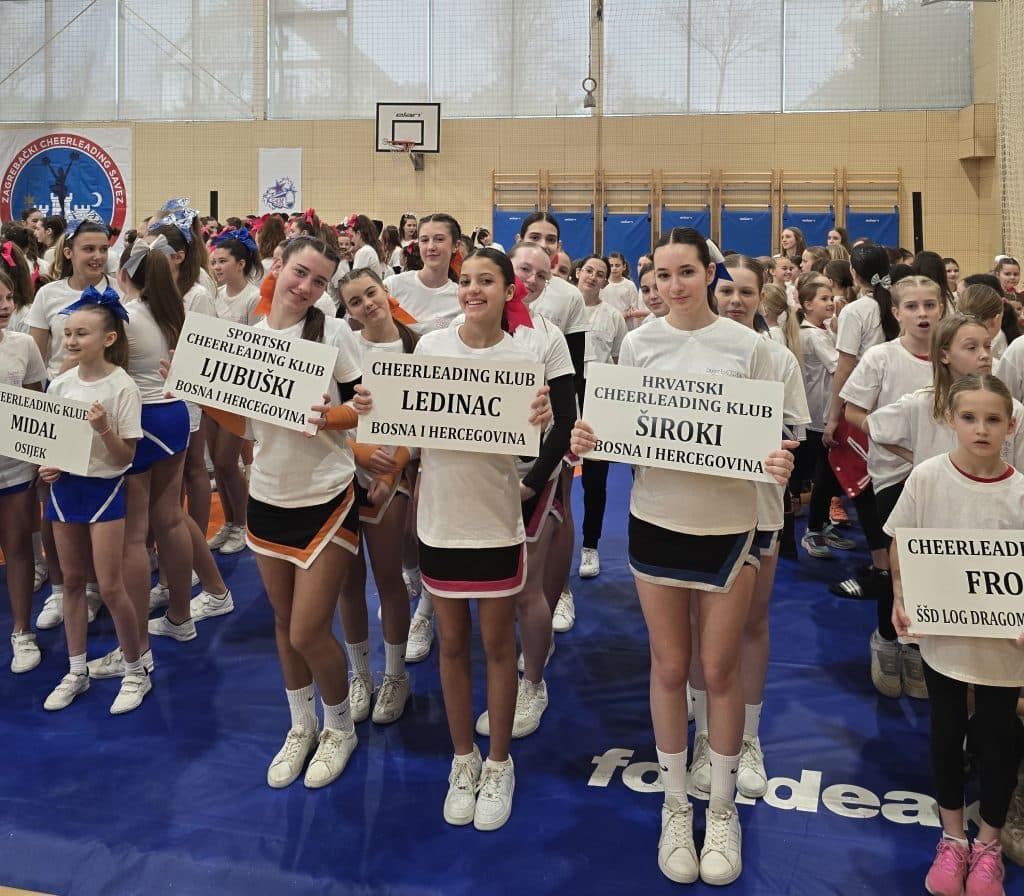 Ilustracija članka: Cheerleading klub Ledinac prvi put nastupio na natjecanju izvan BiH