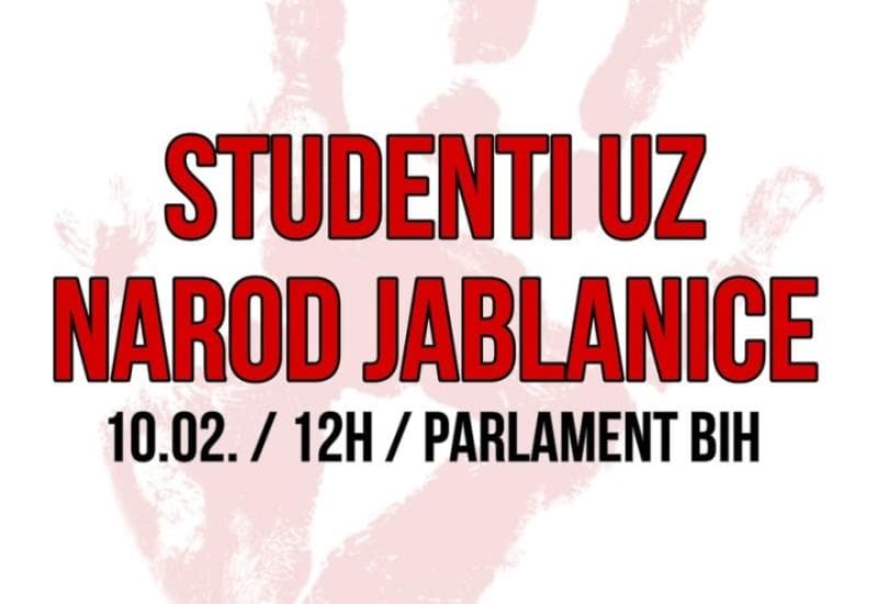 Ilustracija članka: BiH: Studenti izlaze na masovne prosvjede: Traže pravdu za stradale u Jablanici
