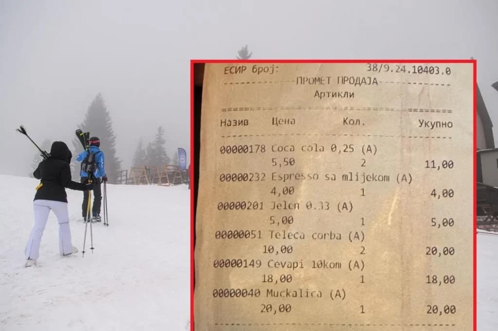 Ilustracija članka: Dalmatinci na Jahorini: “Turisti iz BiH žale se na cijene kod nas, a kod njih su iste”