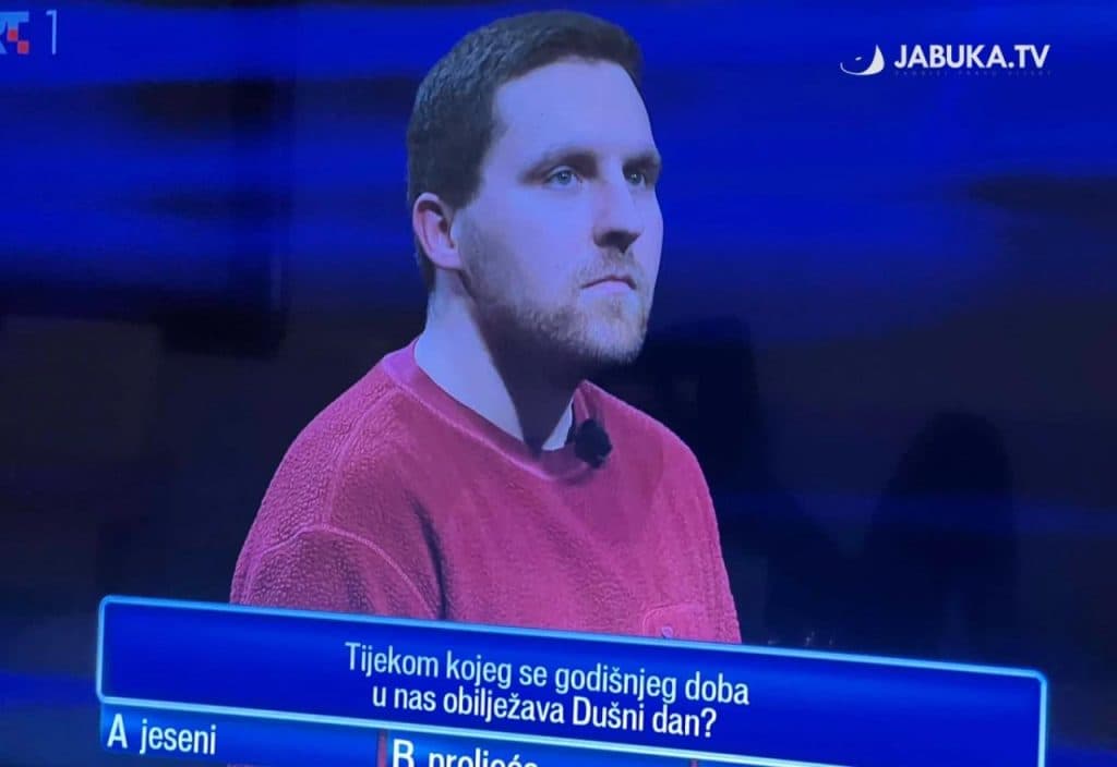 Ilustracija članka: Širokobriježanin Ante sa suigračima u “Potjeri” osvojio 18 tisuća eura