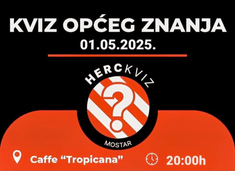 Ilustracija članka: Proslavite Praznik rada uz kviz večer u Tropicani