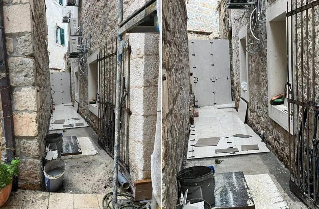 Ilustracija članka: Nevjerojatne scene iz Makarske: Uličica pretvorena u kupaonicu?