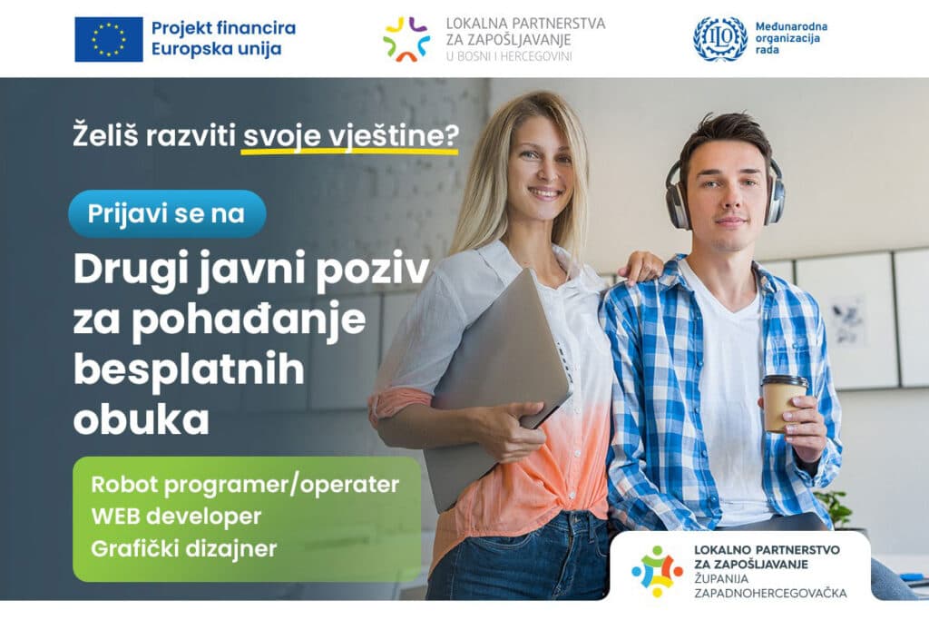 Ilustracija članka: Otvorene prijave za besplatne obuke za nezaposlene u ŽZH