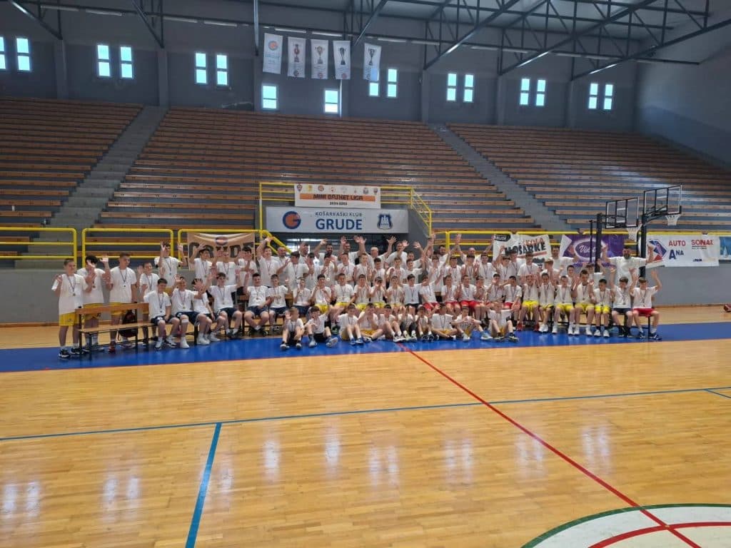 Završena MINI BASKET LIGA: Mladi Gruđani ponovo najbolji 