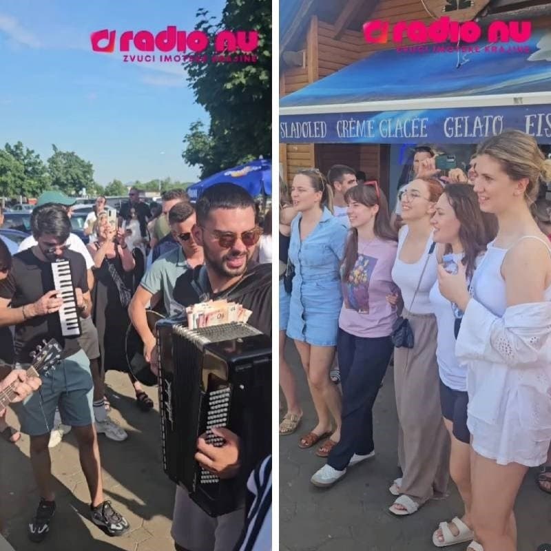 Ilustracija članka: Dan nakon Hipodroma ispred Macole se uz harmoniku ori pjesma Prijatelji