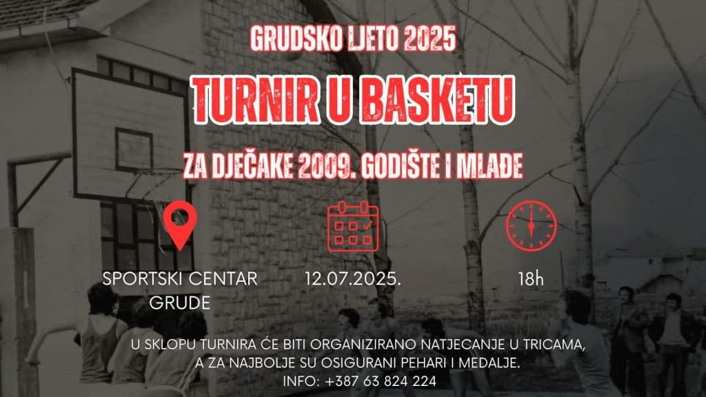 Ilustracija članka: Turnir u basketu u sklopu Grudskog ljeta 2025.