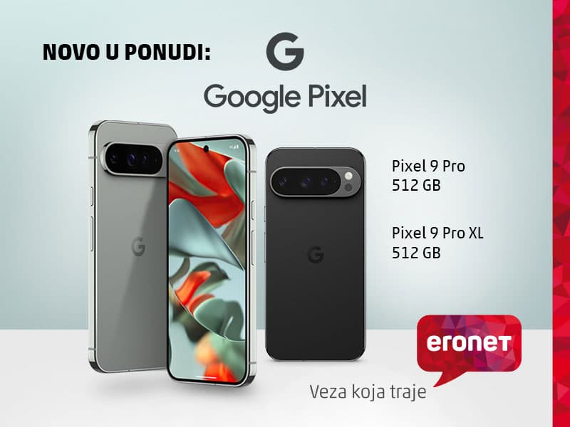 Ilustracija članka: Eronet prvi u BiH nudi Google Pixel uređaje!