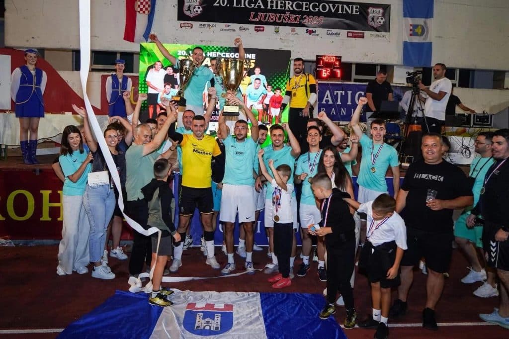 Ilustracija članka: Lijeva Obala osvojila treći naslov Lige Hercegovine
