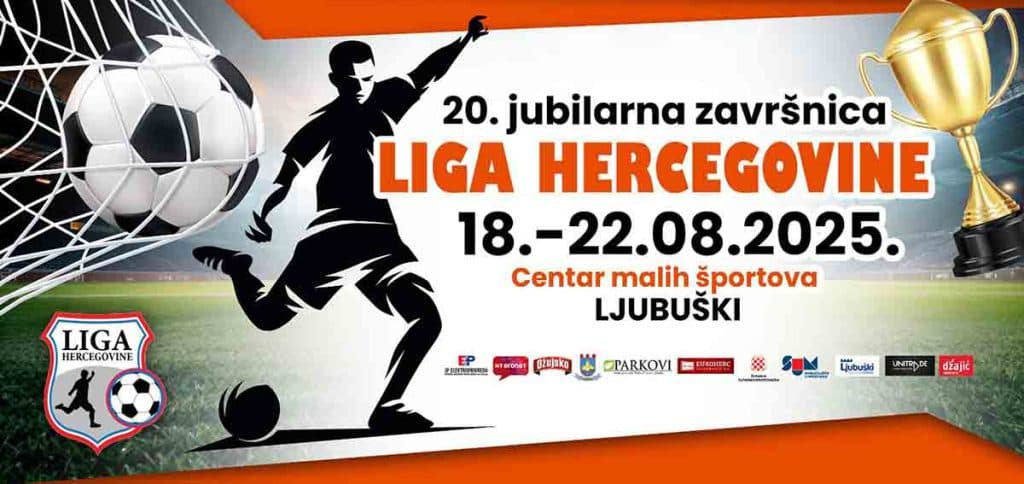 Ilustracija članka: Kreće jubilarno 20. izdanje Liga Hercegovine, prisjetite se povijesti od 2005.