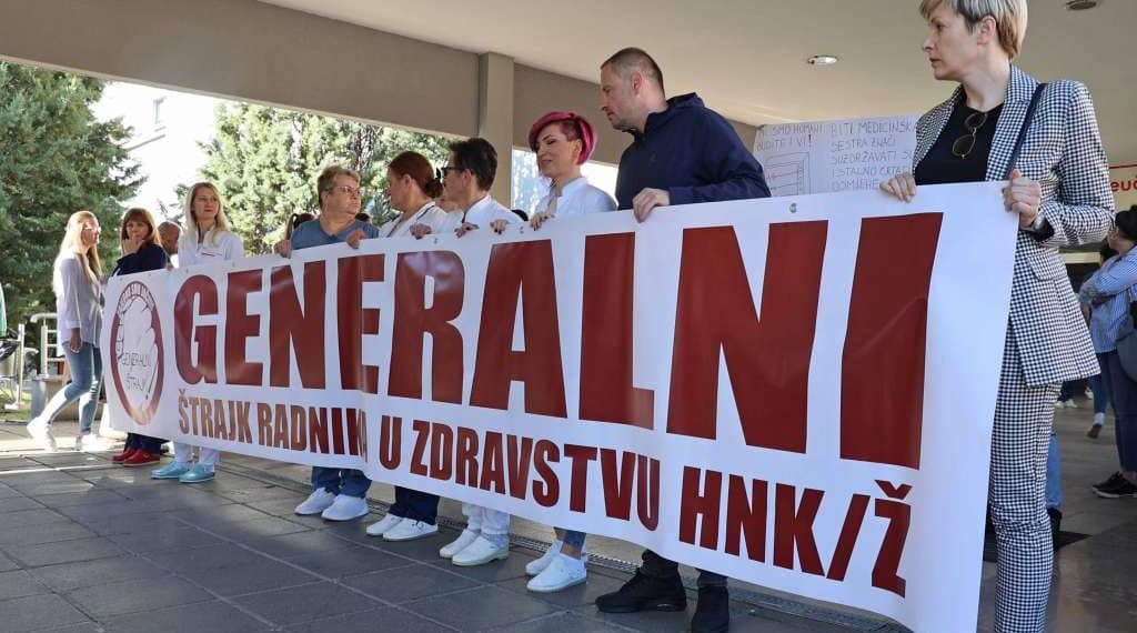 Ilustracija članka: Štrajk zdravstvenih radnika u HNŽ: Hitni slučajevi se zbrinjavaju