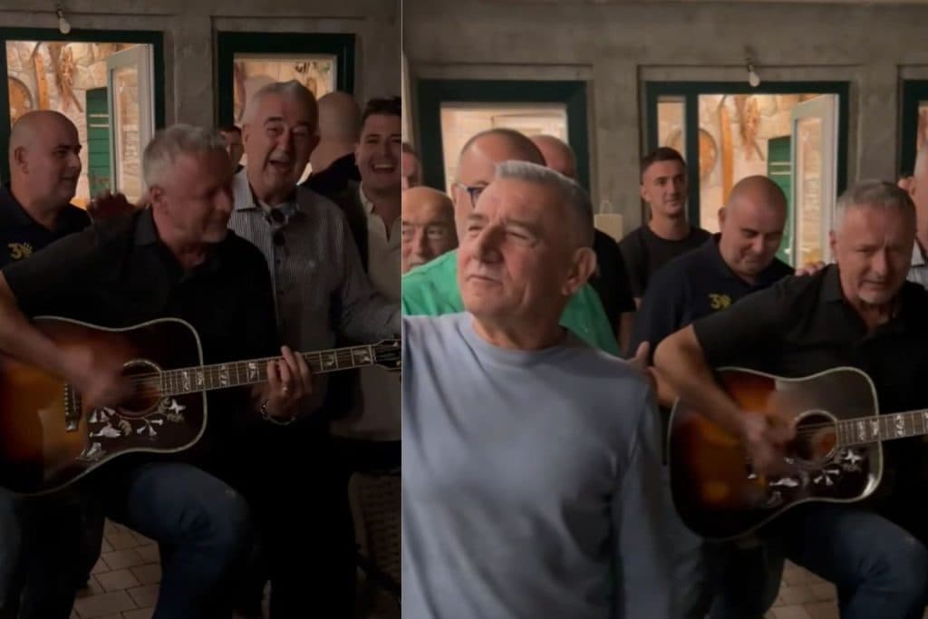 Ilustracija članka: VIDEO Gotovina i Thompson zajedno zapjevali u Imotskoj konobi